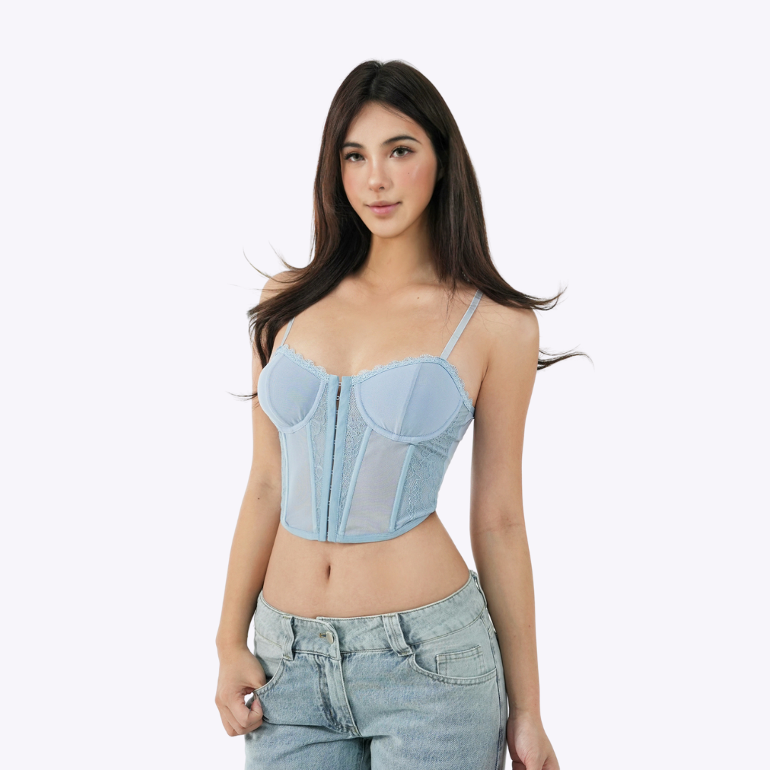 Image of Cropped Corset Top